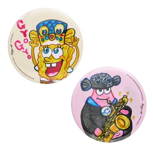 SpongeBob SquarePants スポンジ・ボブ×さかなクンコラボ 缶バッジ