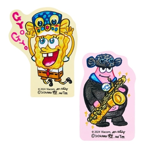 SpongeBob SquarePants スポンジ・ボブ×さかなクンコラボ ステッカー