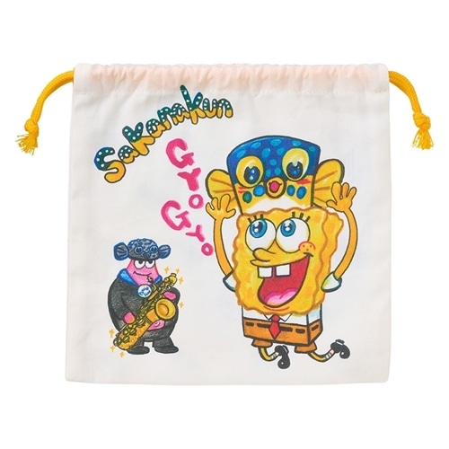 SpongeBob SquarePants スポンジ・ボブ×さかなクンコラボ 巾着