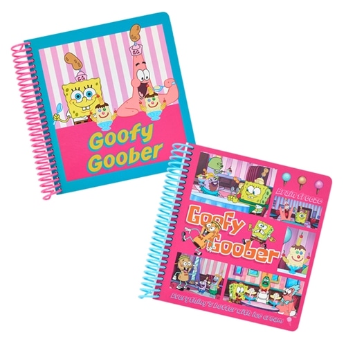 春＠プロフ必読SpongeBob Fontaine 新品3個 SpongeBob SquarePants スポンジ・ボブ スクエアリングノート