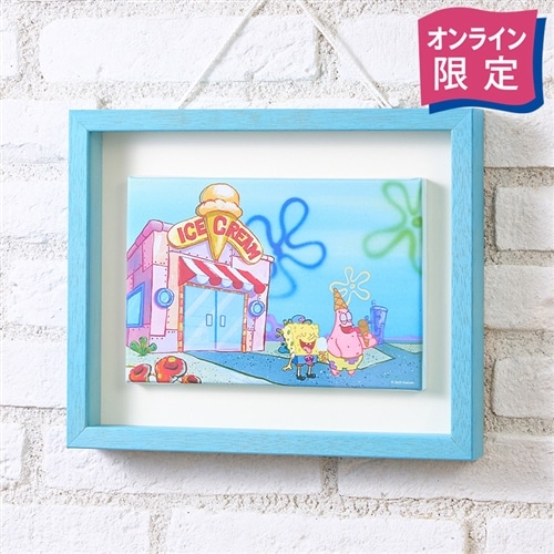 SpongeBob SquarePants スポンジ・ボブ アニメーションアート額装 ICE CREAM