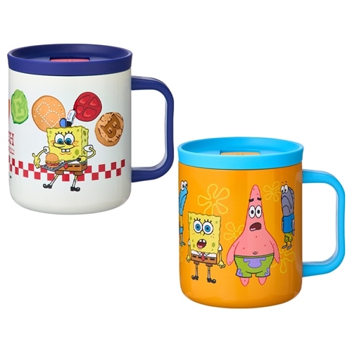 SpongeBob SquarePants スポンジ・ボブ ステンレスマグ(ホワイト