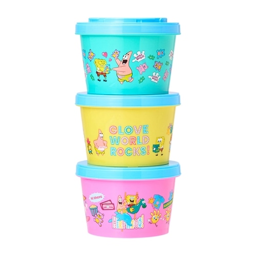SpongeBob SquarePants スポンジ・ボブ スタッキングコンテナ3Pセット