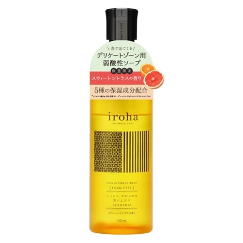 ラフドット・フェミッシュクリア・irohaフェムケアお試しセット iroha INTIMATE WASH【FOAM TYPE】スイートシトラスの香り