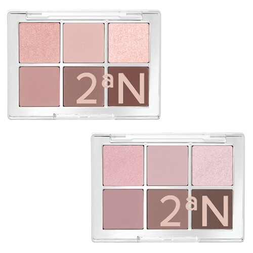 なおや　新発売アオーイ❗２本&どピンクやん２本 2AN ベターミーアイパレット19・20(19 Mellow Rose): 通常| プラザ