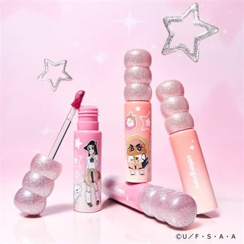 ミンクルビスト化粧品　チャンスの神様セット colorgram カラーグラム × ギャルしんちゃんコラボ タンフルグラス