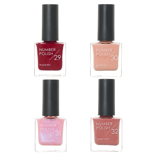 ナンバーポリッシュ 29・30・31・32(29 ROUGE RED): 通常| プラザ
