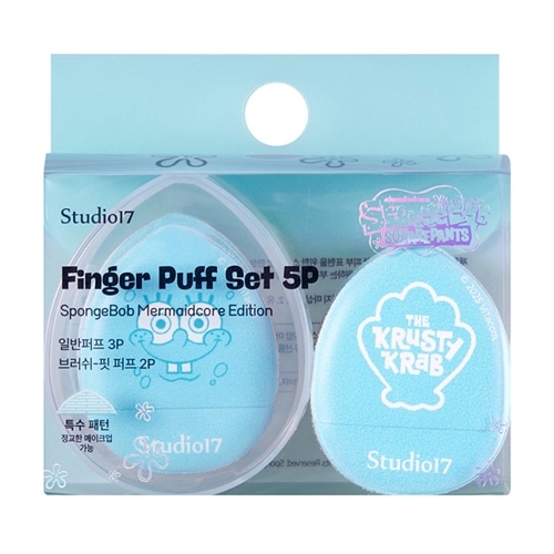 Studio17 スタジオ17 スポンジ・ボブエディション ブラシフィットフィンガーパフ 5P