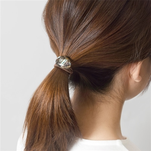 いいネット通販 - 全国送料無料でお届けします Flowering 通常 BHG0002(ブラウン): ヘアゴム フラワーリング ヘアアクセサリー