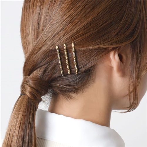 Flowering フラワーリング ヘアピン HHP0413(ゴールド): 通常