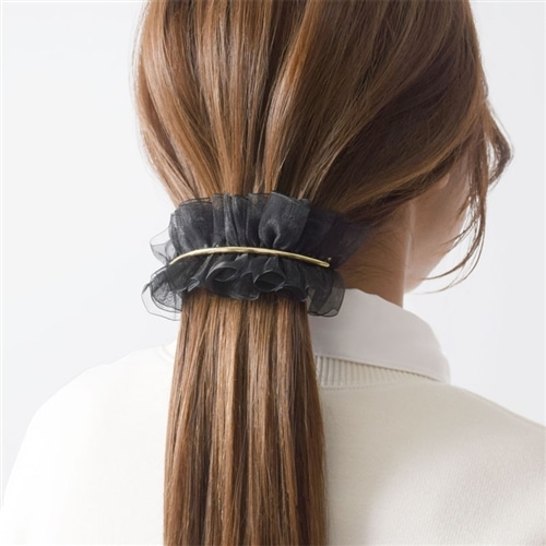 Flowering フラワーリング バレッタ HHB0321(ブラック): 通常| プラザ