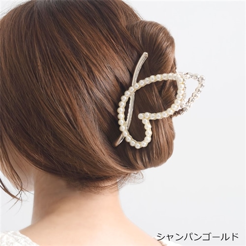 ジブリ ヘアクリップ (2点) プルートlove Flowering フラワーリング ヘアクリップ HHC0560(シャンパン
