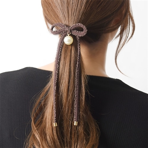 ブラウンリボンヘアバンド ゴールドバックル付き HAIR ACCESSORY – ALLISON BROWN