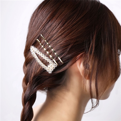 30 レフトン　ジャパン　お里帰り品　オーナメント　ペア Flowering フラワーリング ヘアアレンジセット HAS0042(ゴールド