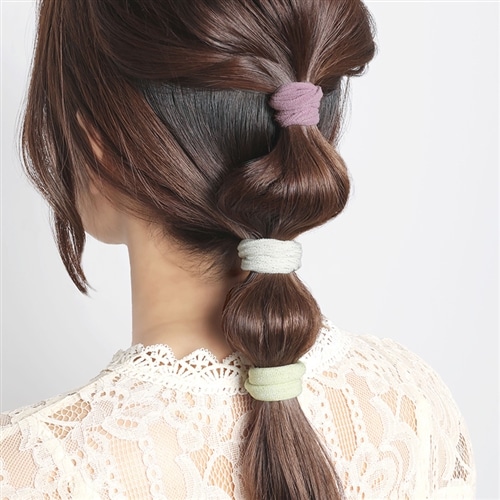 Flowering フラワーリング ヘアゴム HHG1185(パープル): 通常| プラザ