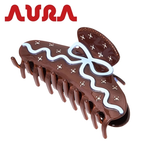 AURA アウラ カーリーリボンクリップ