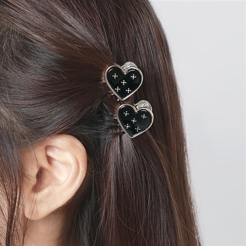 Flowering フラワーリング ヘアクリップ HHC0610(ブラック): 通常