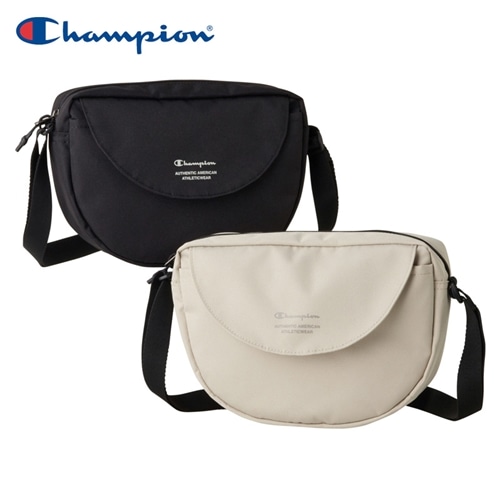Champion チャンピオン ロゴポリフラップショルダー(ブラック