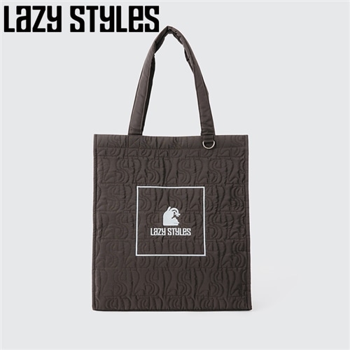 Lazy Styles レイジースタイルズ キルティングトート チャコール