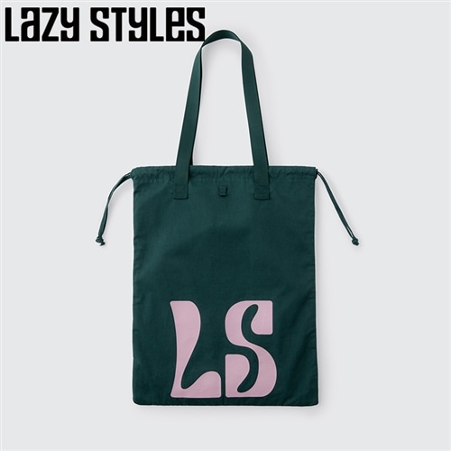 Lazy Styles レイジースタイルズ リバーシブルガジェットトート グリーン/ライトブルー
