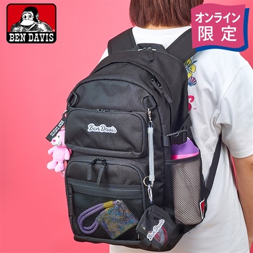 【オンラインストア限定】BEN DAVIS ベン デイビス エンブロイダリーデイパック ブルー