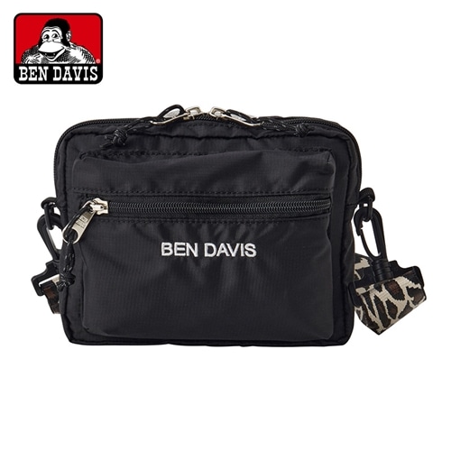 BEN DAVIS ベン デイビス レオパショルダーバッグ ブラック(ブラック