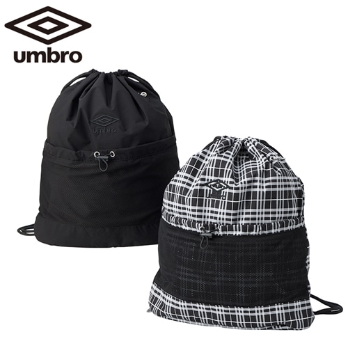 umbro アンブロ ナップサック(ブラック): 通常| プラザオンラインストア