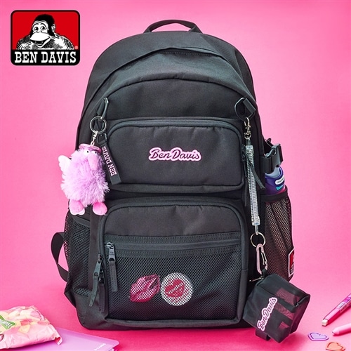 BEN DAVIS ベン デイビス エンブロイダリーデイパック ピンク 32L