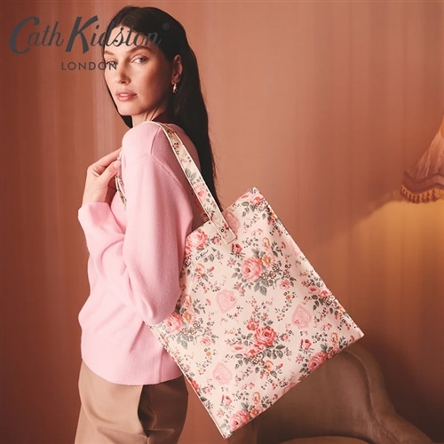 Cath Kidston キャスキッドソン ラージ ブックバッグ Hackney Rose