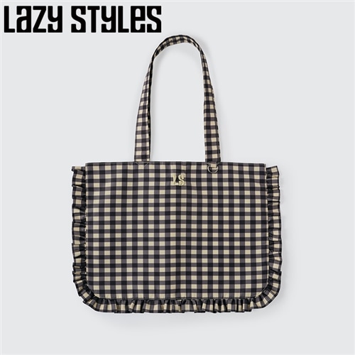 Lazy Styles レイジースタイルズ ヨチミミ ギンガムチェック トート