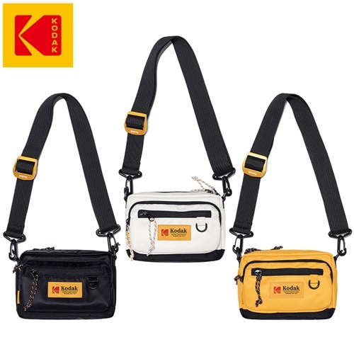 Kodak コダック エッセンシャル ミニクロスバッグ(ブラック): 通常