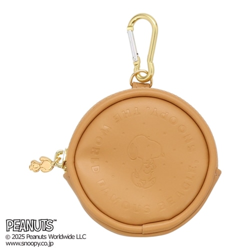 スヌーピー PEANUTS カラビナ付き ミニサークルポーチ