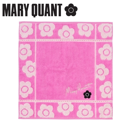 MARY QUANT マリークワント ハンドタオル ステッチ デイジー