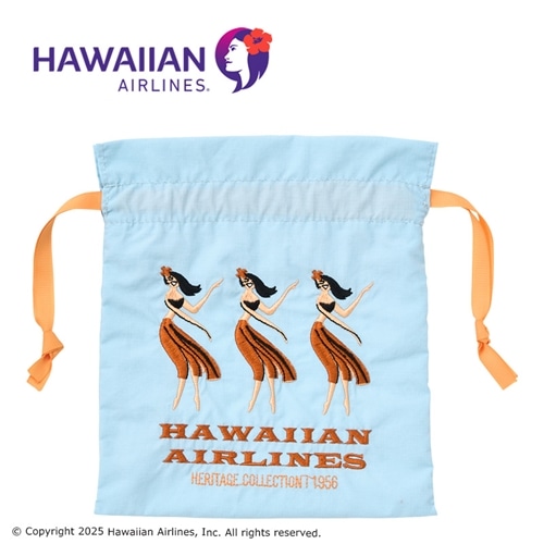 【新品タグ付】HAWAIIAN AIRLINESハワイアン航空Tシャツフラガール ハワイアンエアライン ハワイアン航空 tシャツ M ホワイト