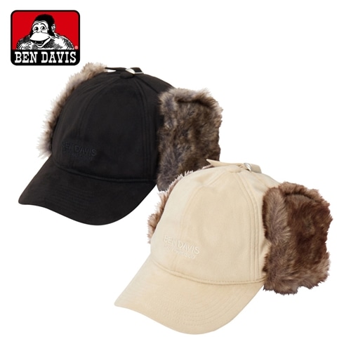 BEN DAVIS ベン デイビス フライトキャップ(ブラック): 通常| プラザ