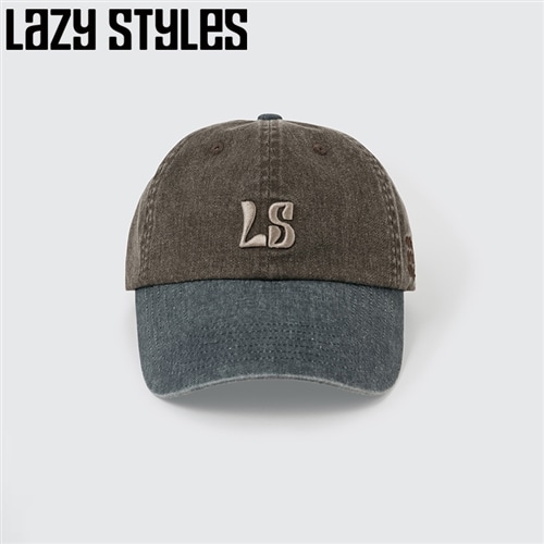Lazy Styles レイジースタイルズ ベースボールキャップ(Brown/Navy