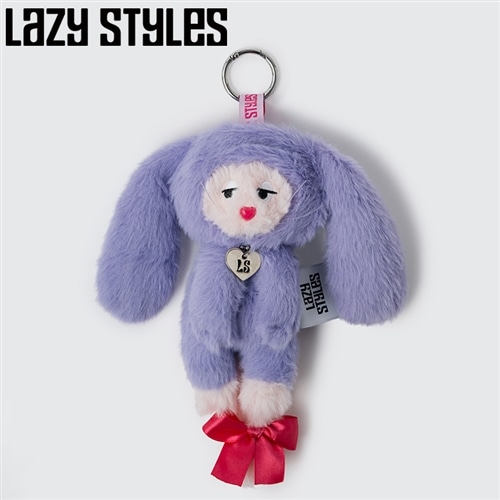 Lazy Styles レイジースタイルズ Lozie マスコットキーリング Purple