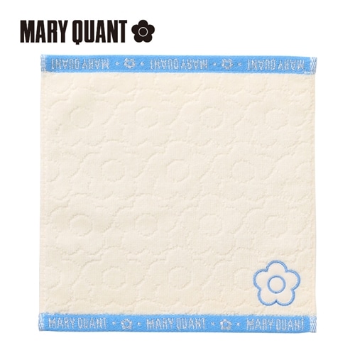 MARY QUANT マリークワント ジャガードタオル ブルー(ブルー): 通常