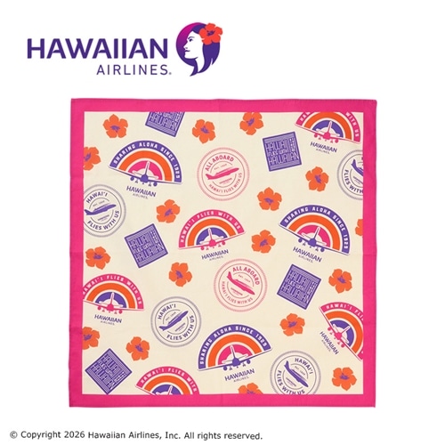 HAWAIIAN AIRLINES ハワイアン航空 バンダナ(バンダナ): 通常| プラザ