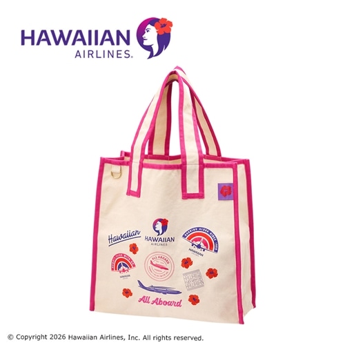 HAWAIIAN AIRLINES ハワイアン航空 スクエアトートバッグ