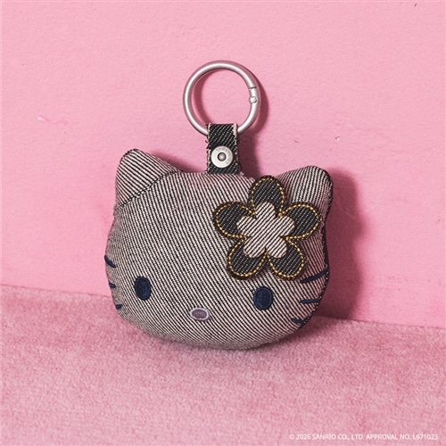 SOMETHING サムシング HELLO KITTY ハローキティ デニムフェイスタグ