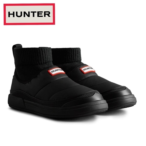 HUNTER ハンター レディース イン／アウト ニッティド カフ スリッパー