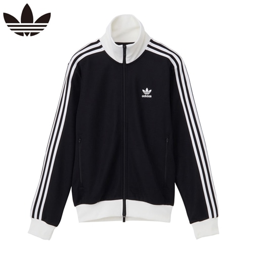 adidas ジップアップジャケット ブラック/ホワイト adidas ジップアップジャケット ブラック/ホワイト - メルカリ