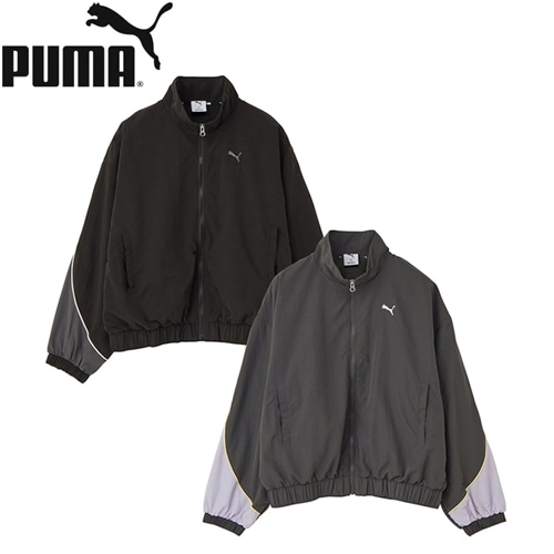 PUMA プーマ メッシュライドウーブン ジャケット(ブラック