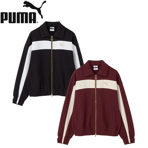 PUMA プーマ リラックスドトラックジャケット(ブラック): 通常