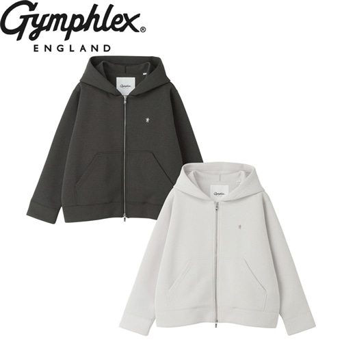 gymphlex ジムフレックス　ポリエステル　トラッカージャケット　ブラック GYMPHLEX（ジムフレックス）の「Gymphlex | ダブルブレスト