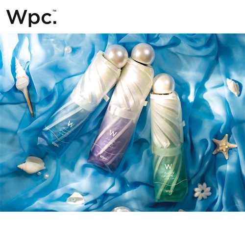 マリークワント PLAZA Wpc. 折りたたみ傘 遮光 紫外線カット ホワイト マリークワント PLAZA Wpc. 折りたたみ傘 遮光 紫外線カット