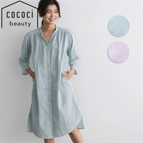 【CITY SHOP新品】夏オススメ☀️ 綿麻混ガーゼBIGシルエット 長袖シャツ CITY SHOP新品】夏オススメ☀️ 綿麻混ガーゼBIGシルエット 長袖