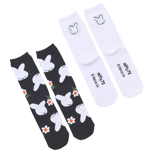 ミッフィー Miffy ナインチェ クルーソックス
