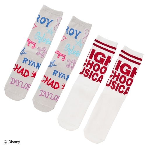 Disney(ディズニー)】ハイスクール・ミュージカル/ソックス 2Pセット